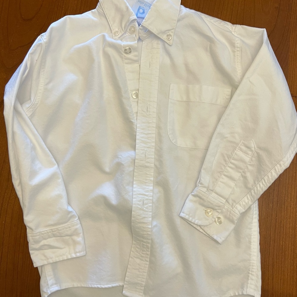 Bella bliss boys white button down